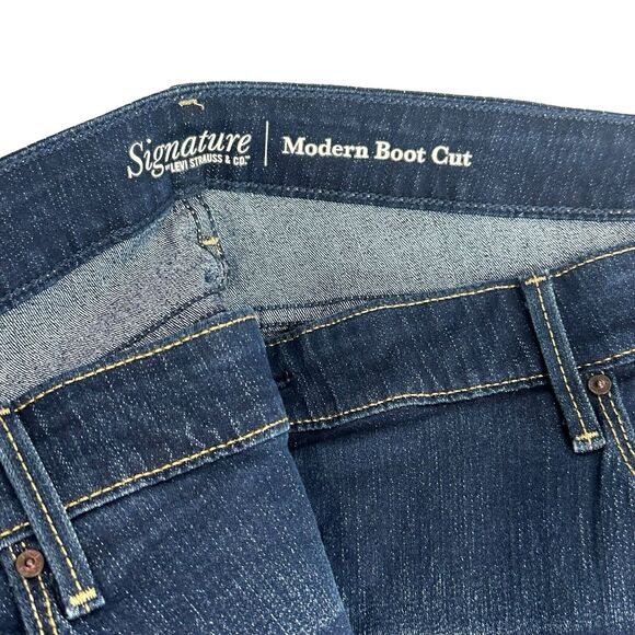 levi's signature modern bootcut simply stretch jeans size 26 M - Picture 6 of 8